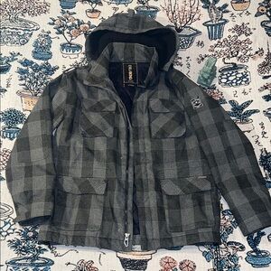 Billabong Plaid Snowboarding Jacket